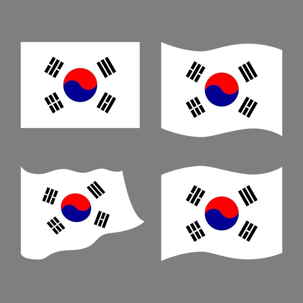 National flag of South Korea vector