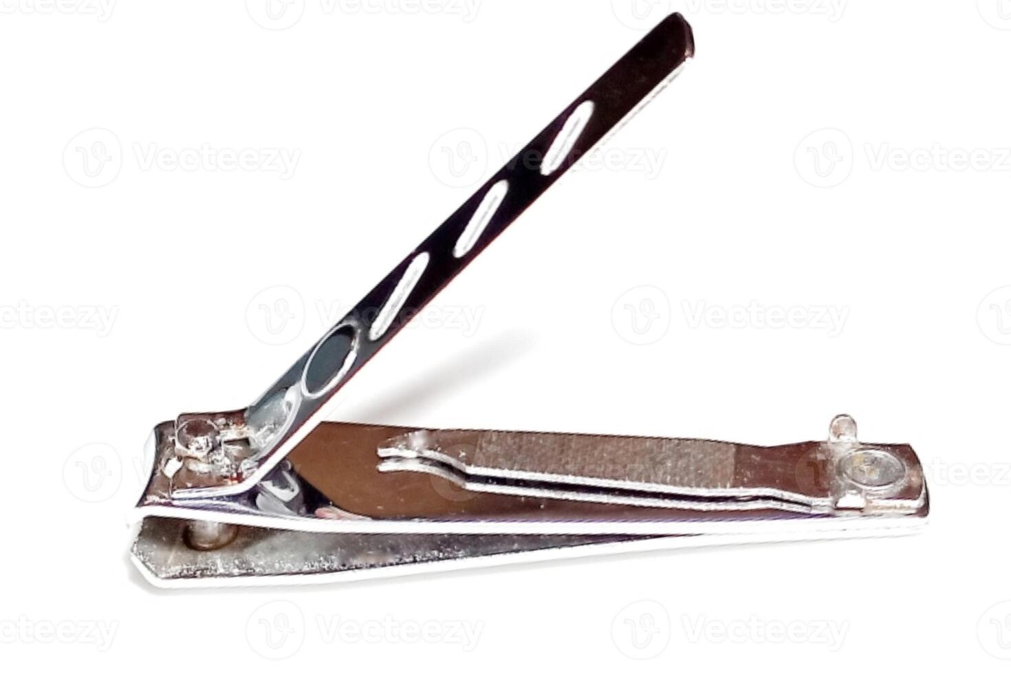 nail clippers isolated on white background photo
