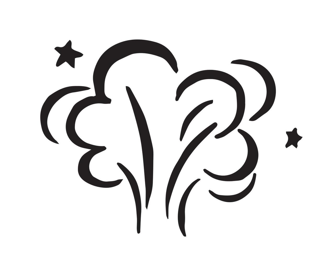 Explosive drawing. Black and white drawing in sketch style, vintage graphic vector