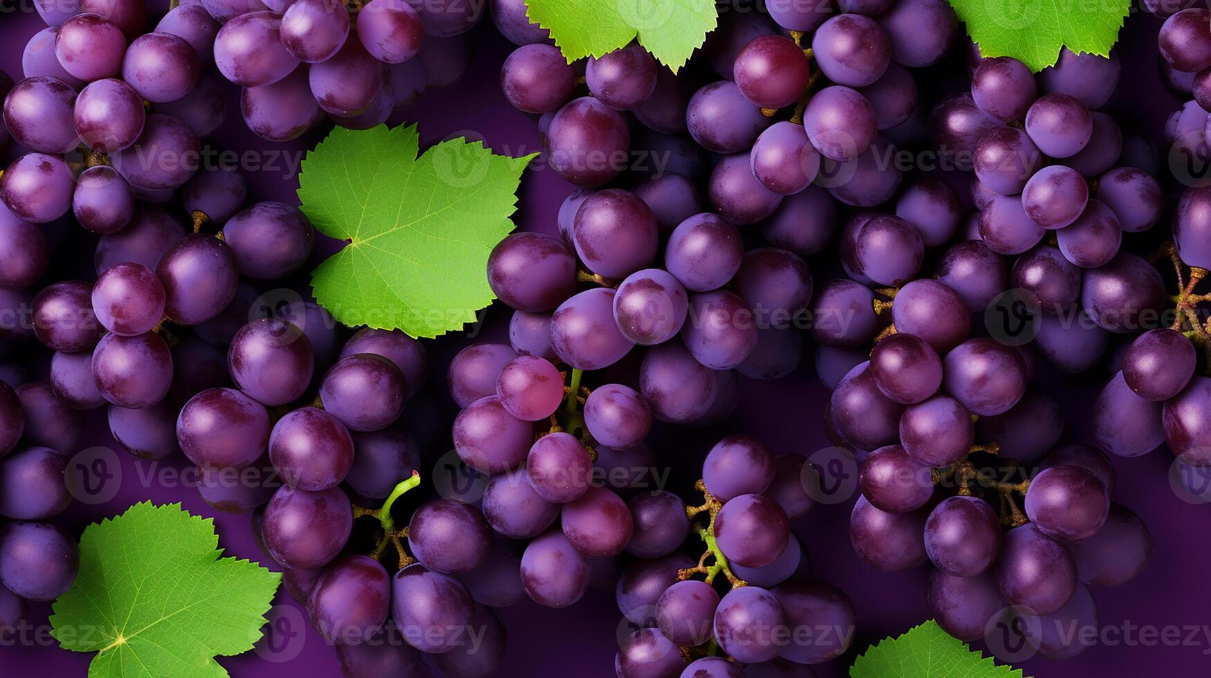 Close up red grapes background photo