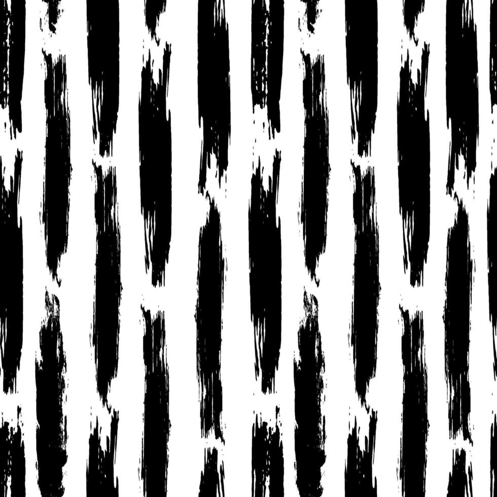 Seamless pattern with hand drawn vertical brush strokes. Charcoal or ink doodle lines. Handprint of brush stripes. Great for textiles, fabrics, wallpaper, packaging, albums and packaging vector