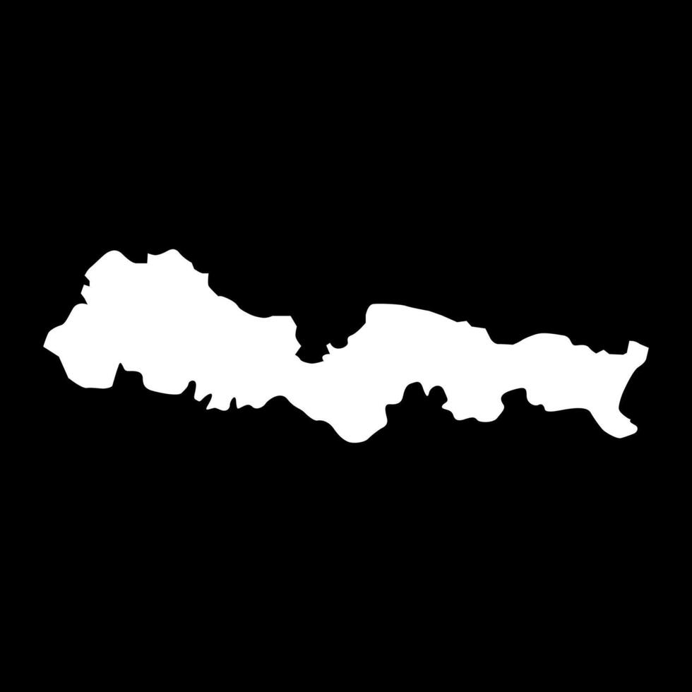 Brod Posavina map, subdivisions of Croatia. illustration. vector