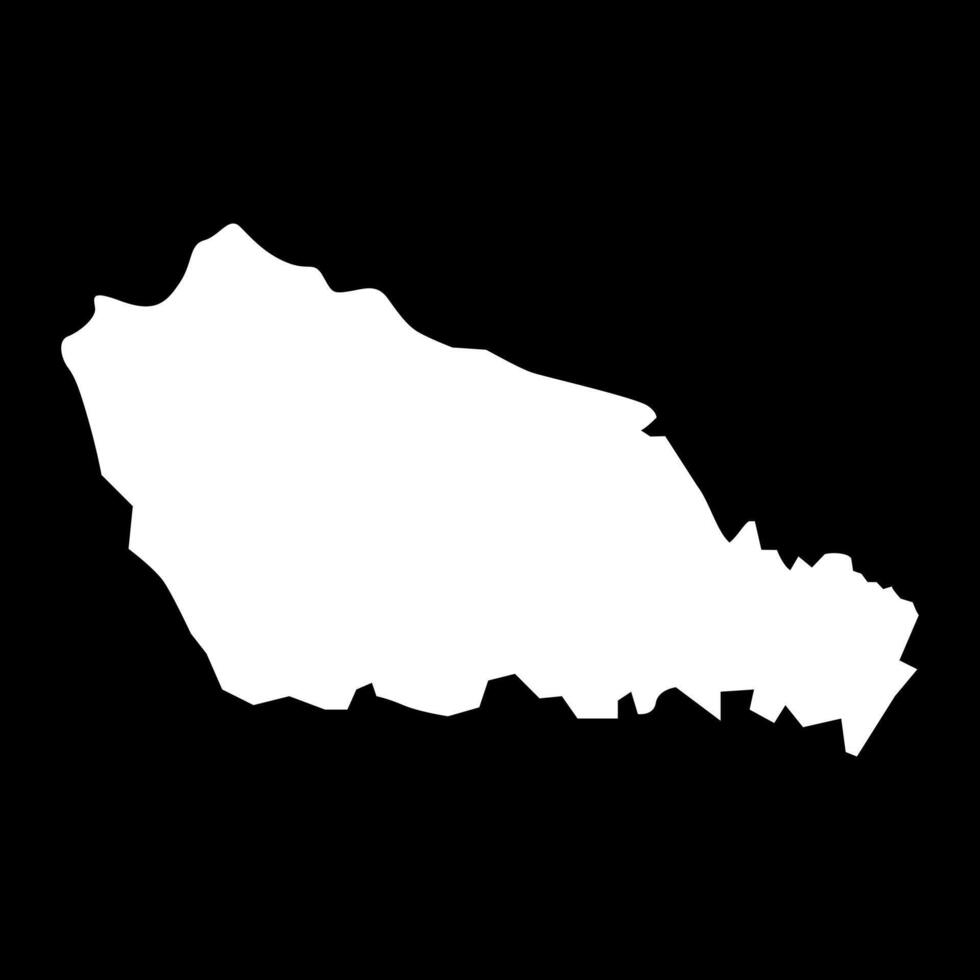 Medimurje map, subdivisions of Croatia. illustration. vector