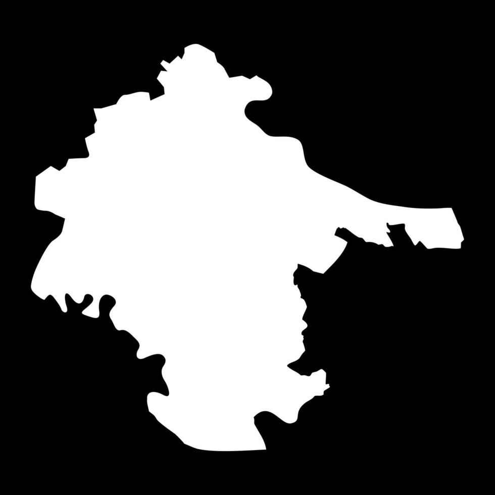 Vukovar Srijem map, subdivisions of Croatia. illustration. vector
