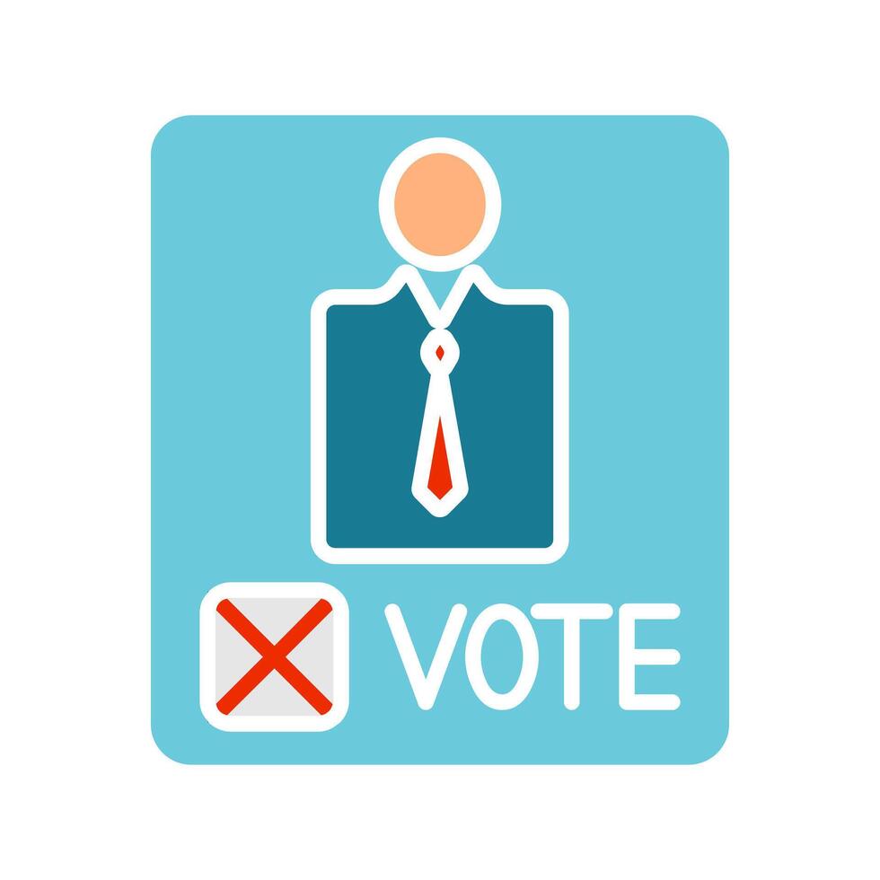 Election candidate line icon. Vote, candidate, election, politician, ballot, campaign, voting, democracy, choice, decision, office, representative, voter, candidate profile, political party, nominee vector
