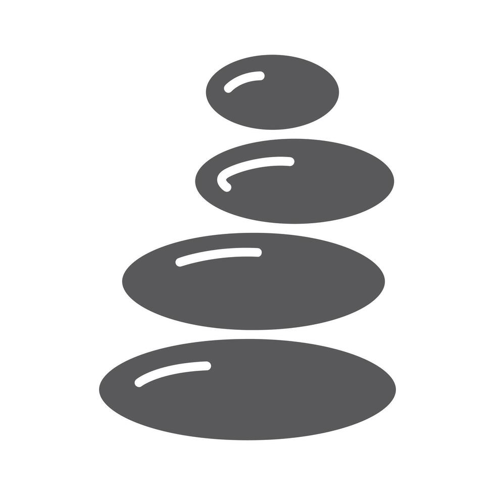 Stone therapy line icon. Spa, relaxation, wellness, health, massage, stress relief, therapeutic, balance, energy, holistic, healing, calm, meditation, stones, natural, tranquility, zen, treatment vector