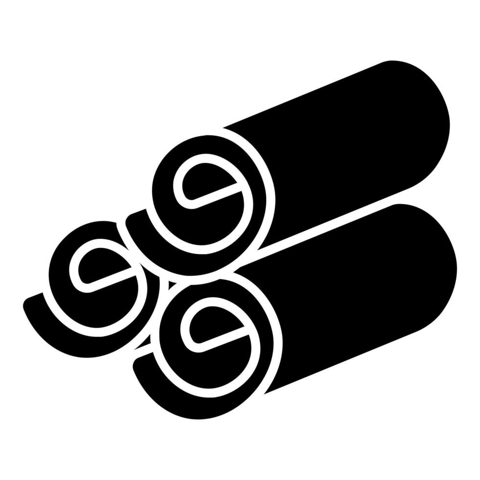 Rolled towels line icon. Towels, rolled, spa, relaxation, bath, hygiene, wellness, softness, fabric, clean, folded, bathroom, comfort, stack, linen, hotel, fresh, cleanliness, textile, cozy, rolled vector