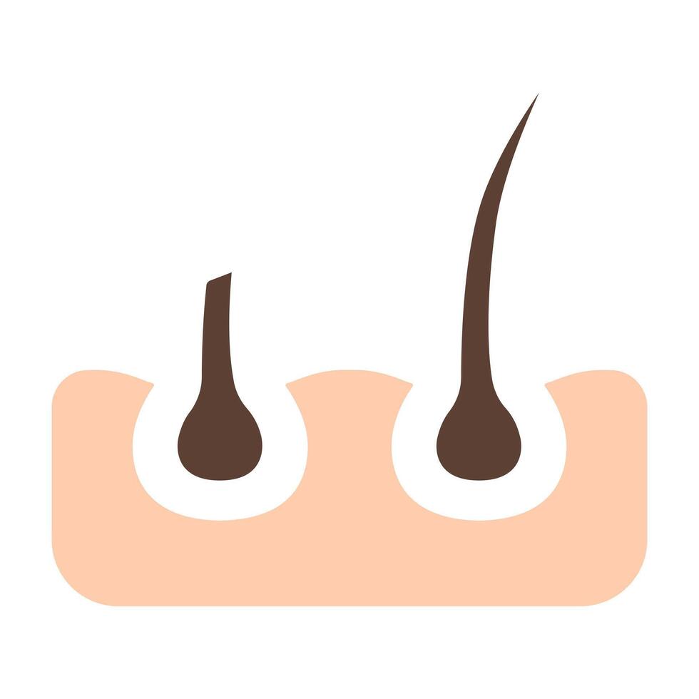 Hair set icon. Cut, cream, shampoo, trichology, moisturizing, shine, skin itching, volume, cream, nutrition, strengthening, split ends, salon procedures, fragility. Hair care concept. vector