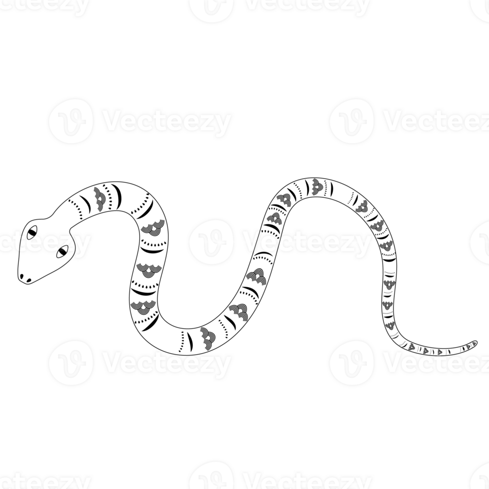 Chinese 2025 Contour New Year Zodiac Asia Sithouette Snake png