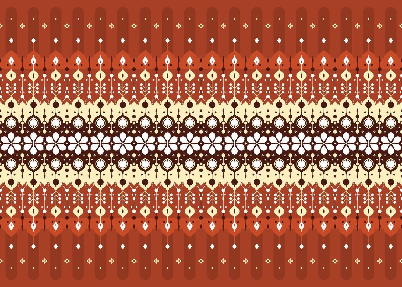 geometric ethnic fabric seamless pattern, design for cloth, carpet, batik, wallpaper, wrapping etc. vector