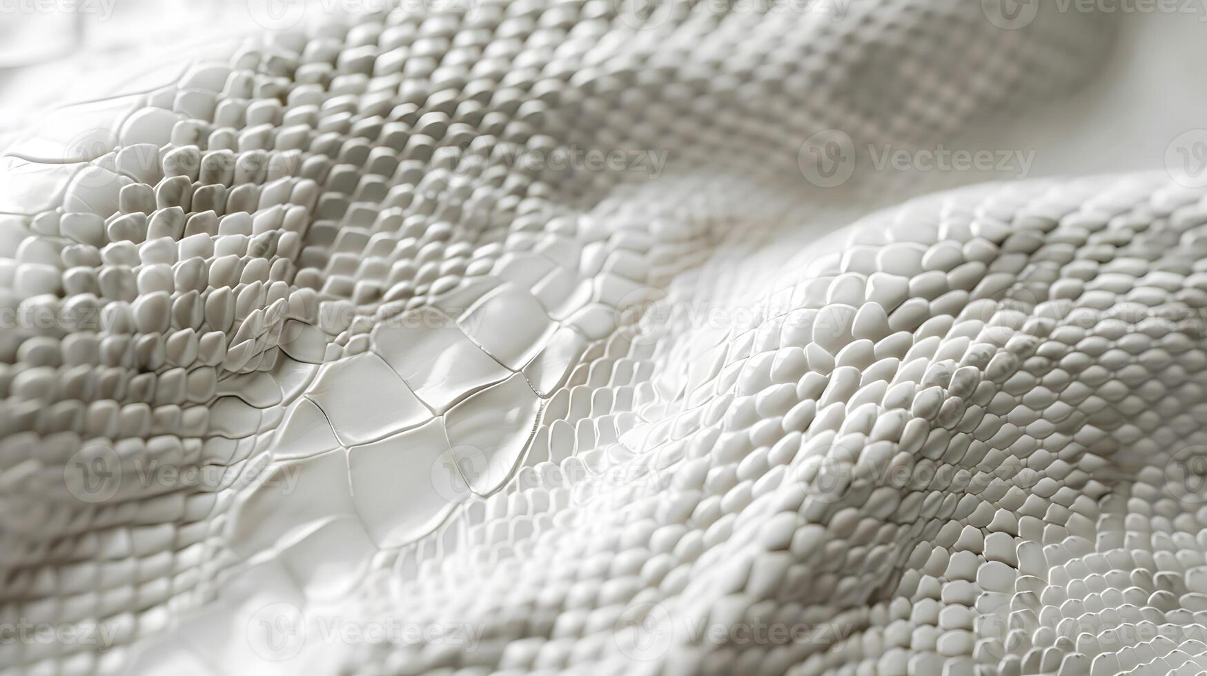 3D snake skin texture. 3d render of white snakeskin photo