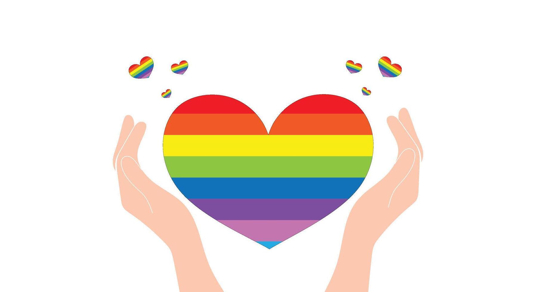 Pride Day concept for LGBTQ community vector