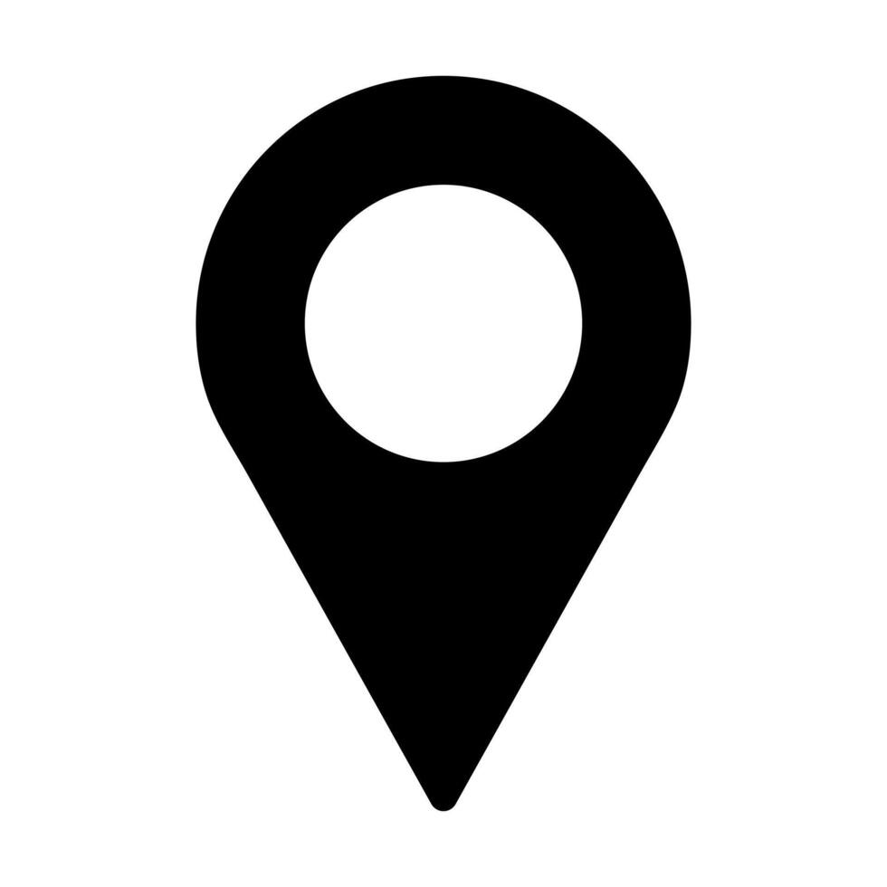 Location or map pin icon symbol. vector