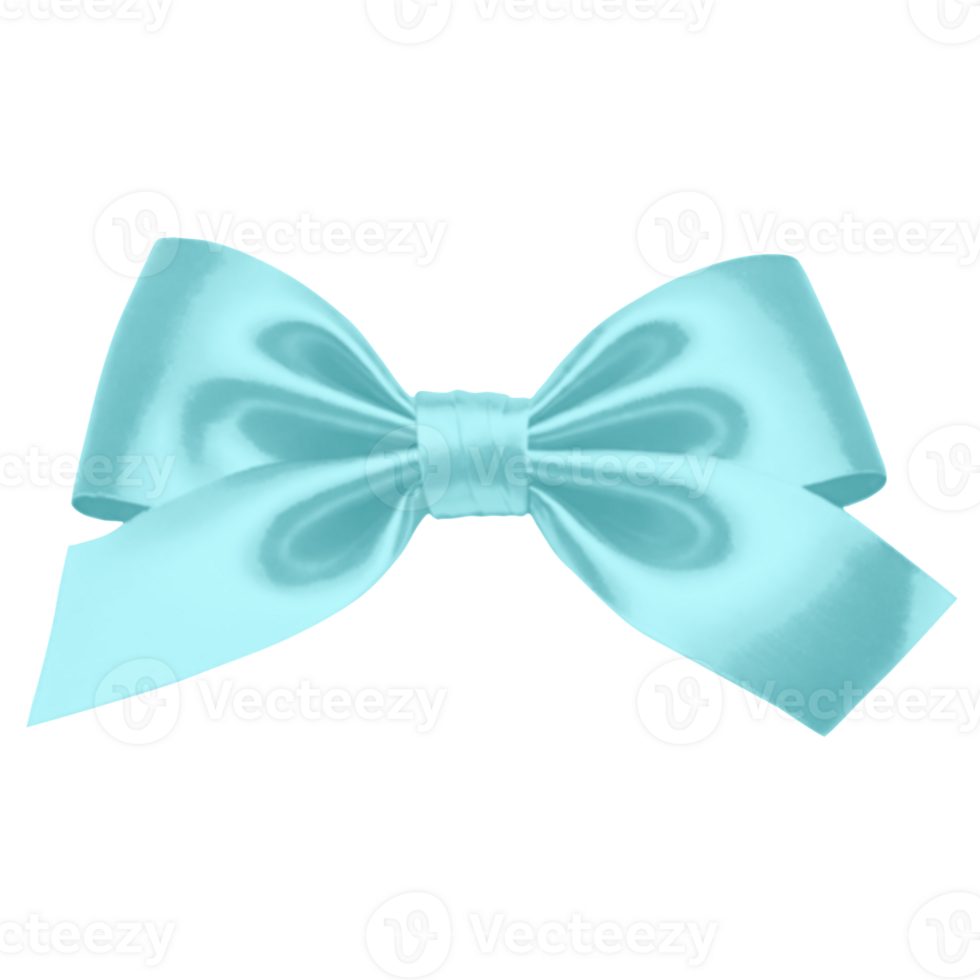 Green bow isolated on a white background png