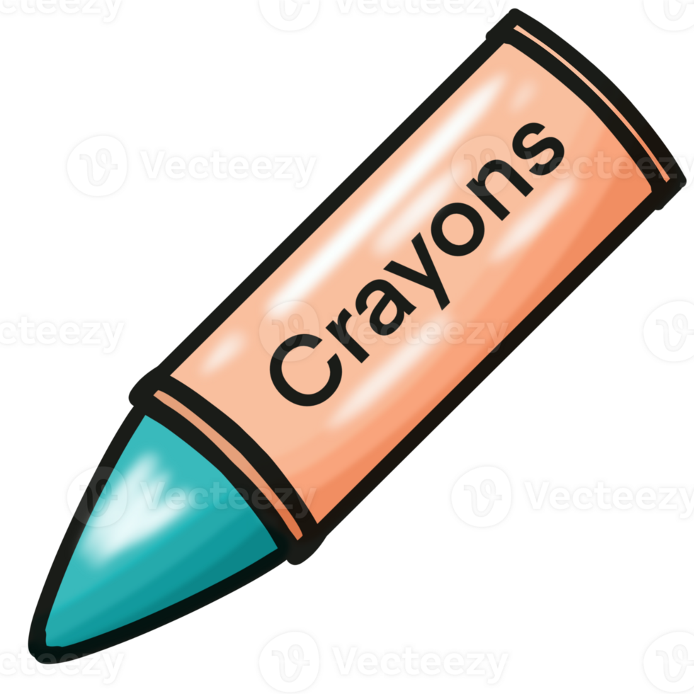 Crayons illustration clipart png