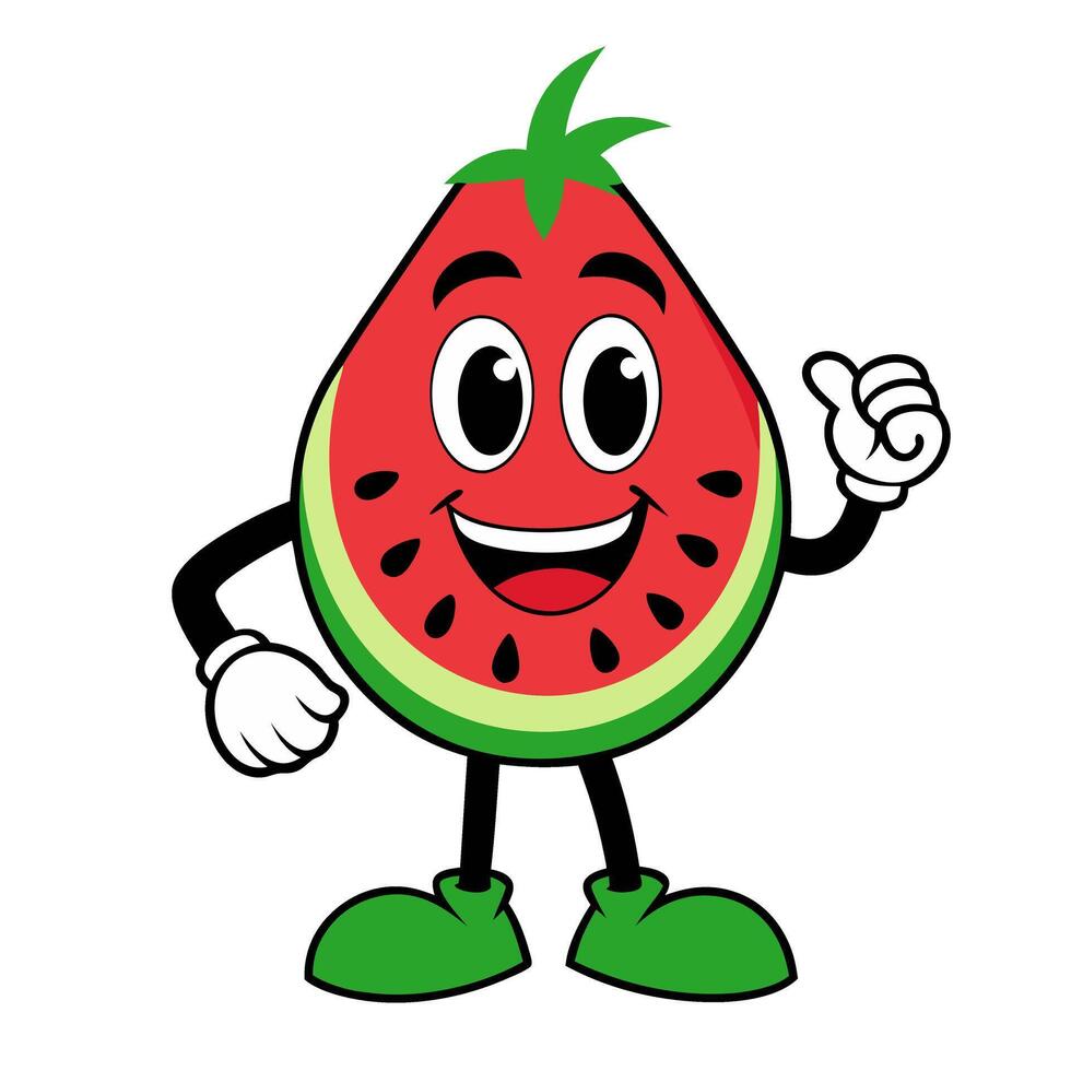 hedgehog with a watermelon vector