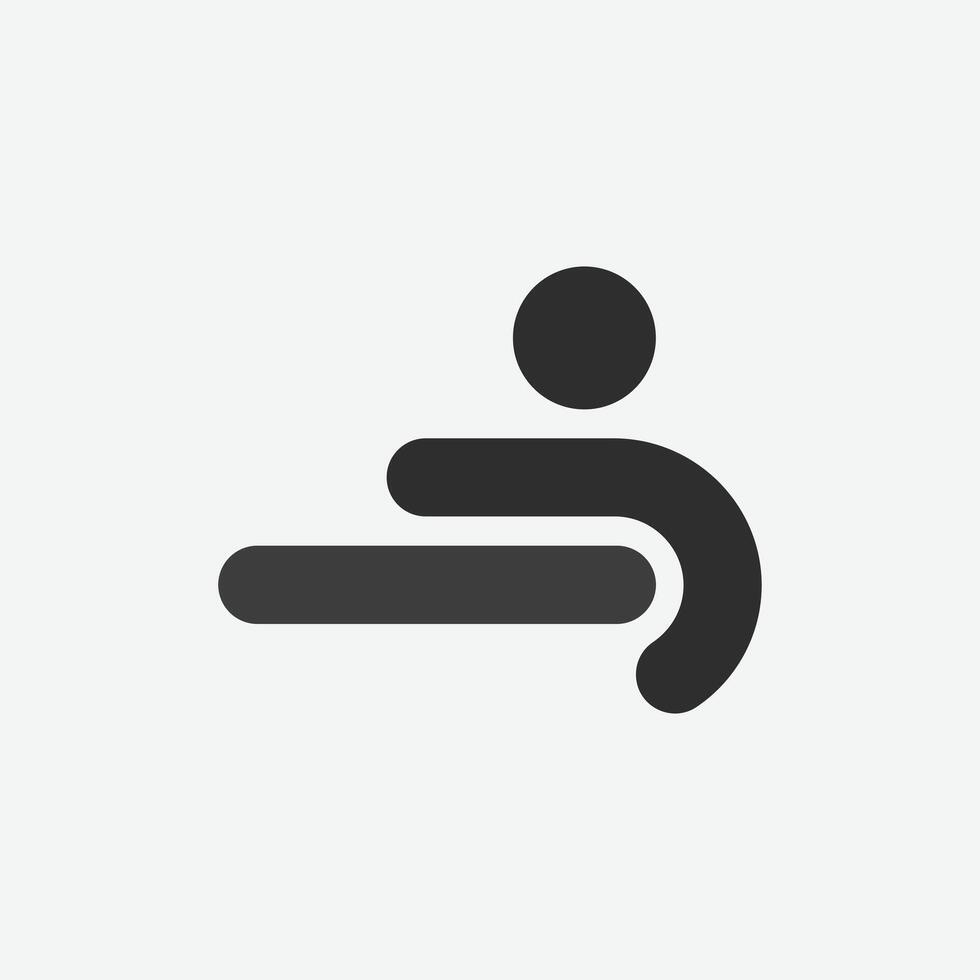 bike sport icon flat logo simple design vector