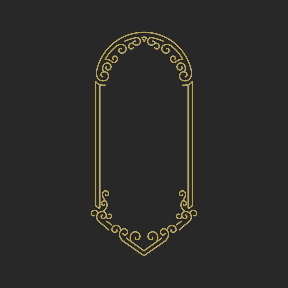 Modern Minimalism Floral Ornaments Decorative Monoline 7 vector