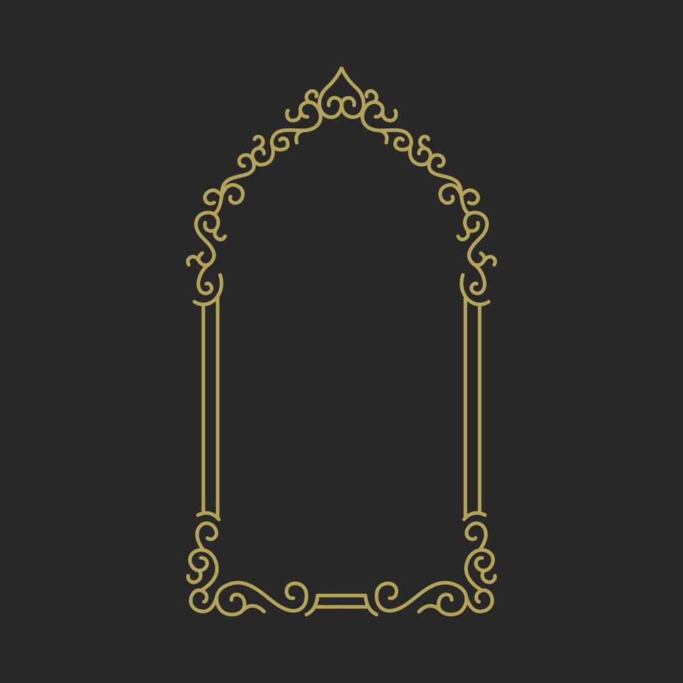 Modern Minimalism Floral Ornaments Decorative Monoline 3 vector