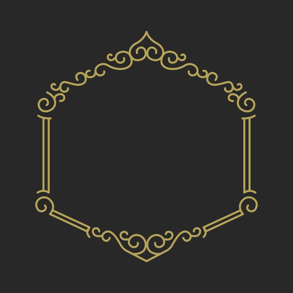 Modern Minimalism Floral Ornaments Decorative Monoline 2 vector