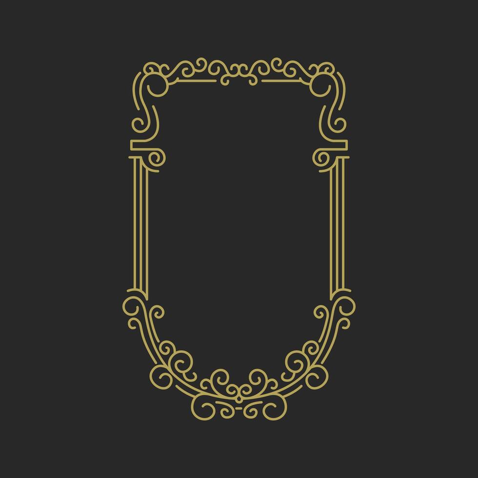 Modern Minimalism Floral Ornaments Decorative Monoline 4 vector