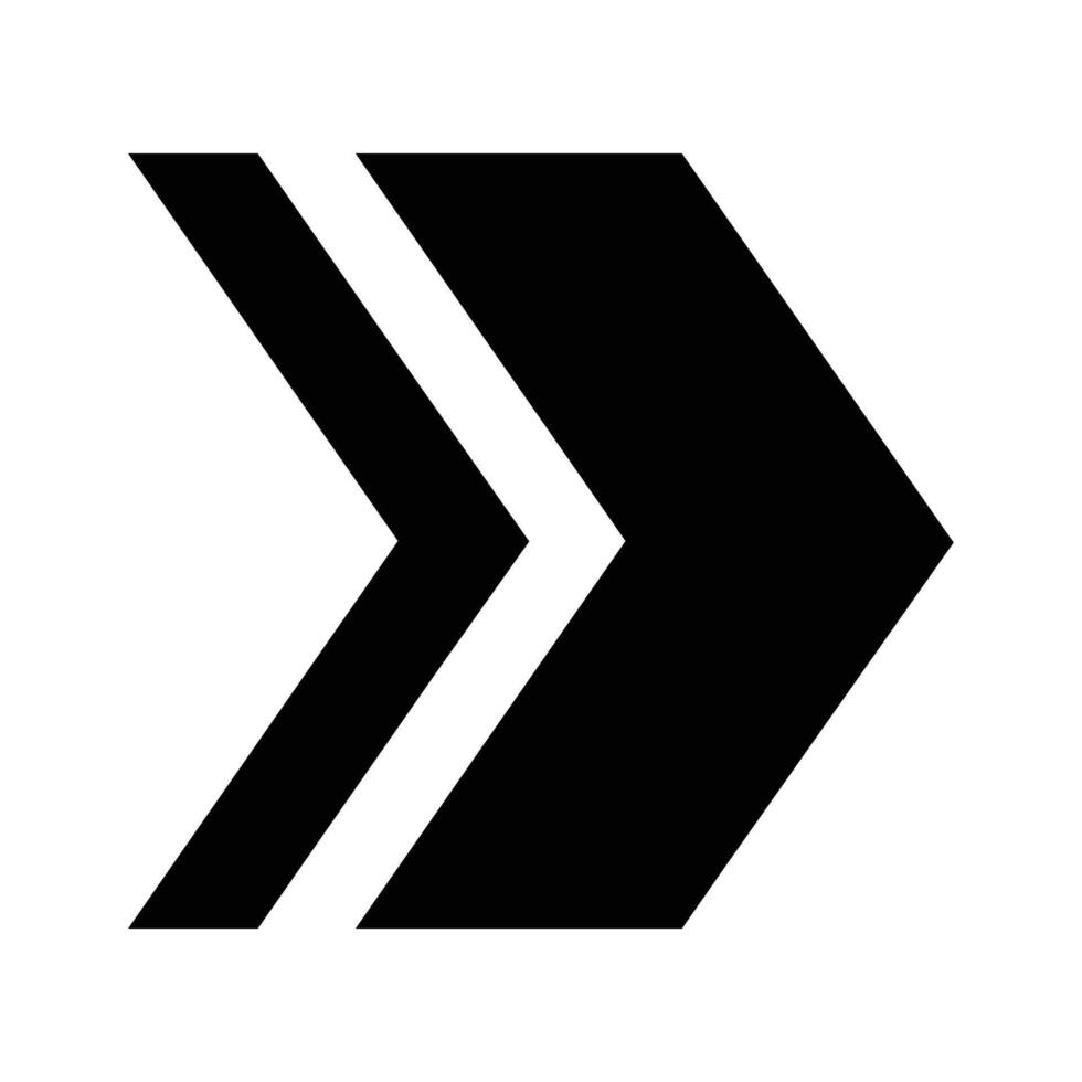 right arrow symbol vector