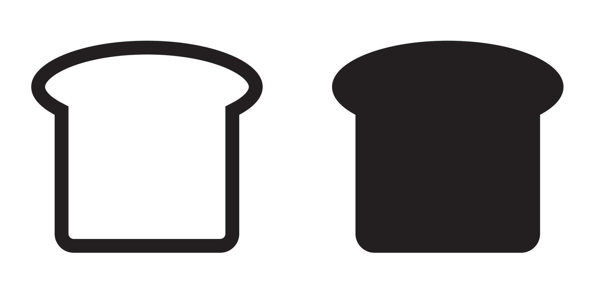 Bread slice icon. Bread slices icon. vector