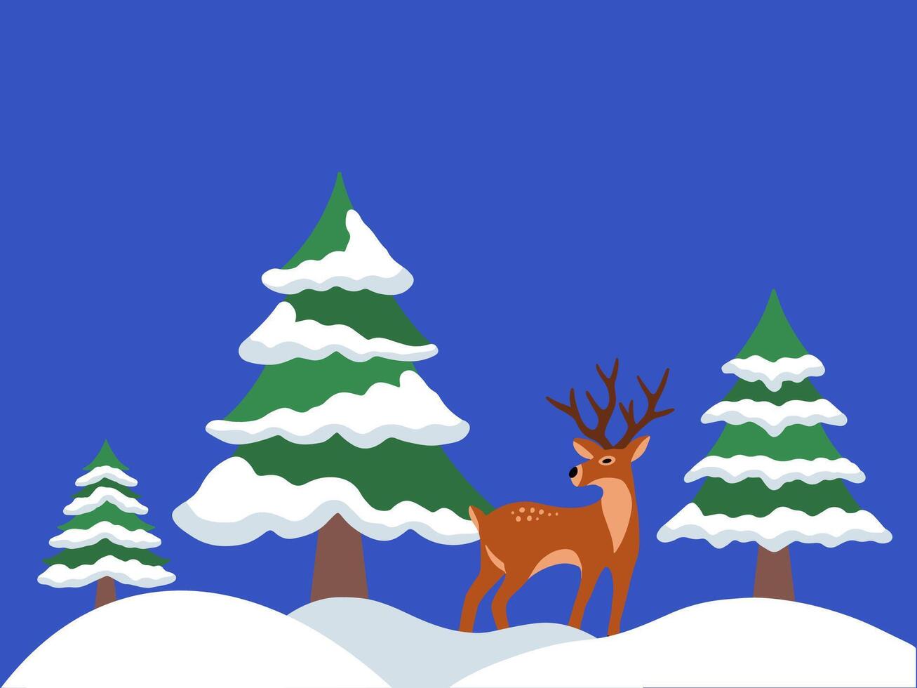 Christmas Day Snow Decoration Background vector