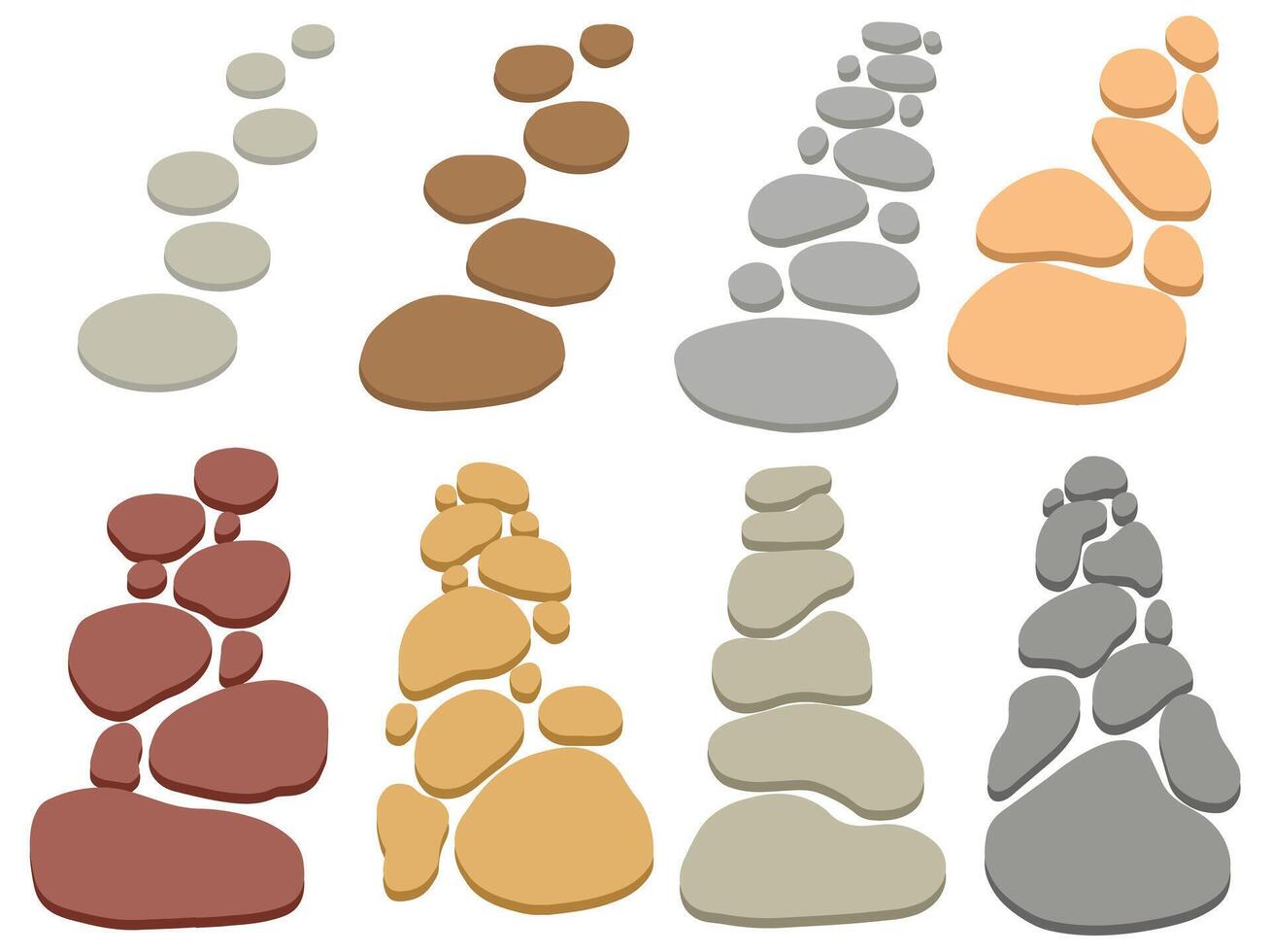 Stone Path Texture Background Illustration vector