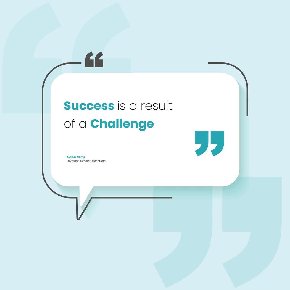 Bubble testimonial banner, quote, infographic. Social media post template designs for quotes. Empty speech bubbles, quote bubbles and text box vector