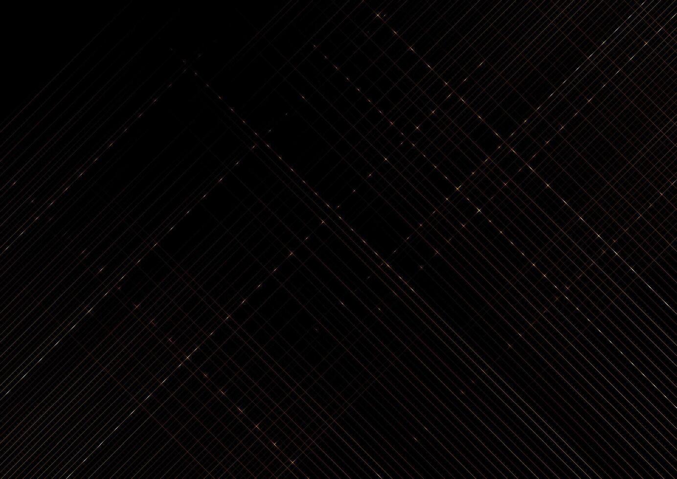 Deluxe golden minimal lines abstract futuristic tech background vector