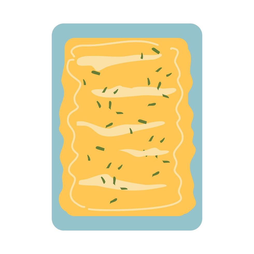 Mexican Traditional Food Chicken Enchilada vector