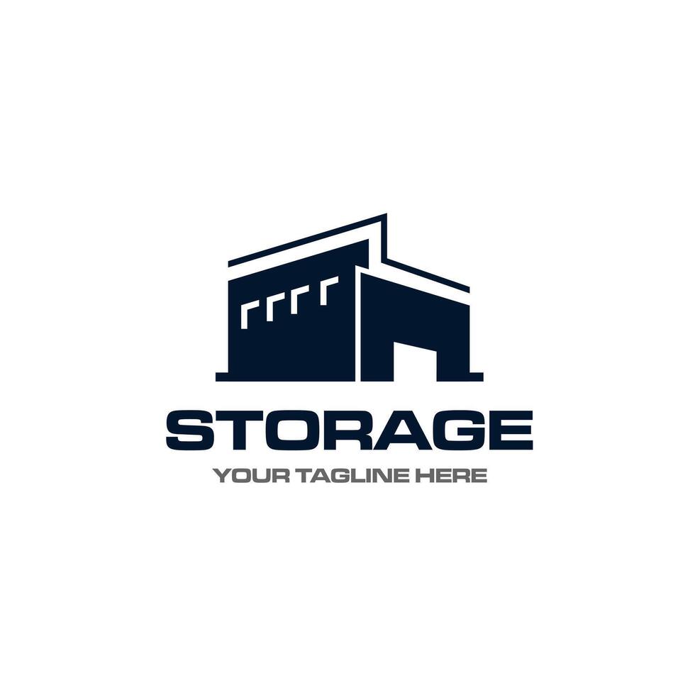 Self storage logo design. Safe storage garage. Suitable for your design need, logo, illustration, animation, etc. vector