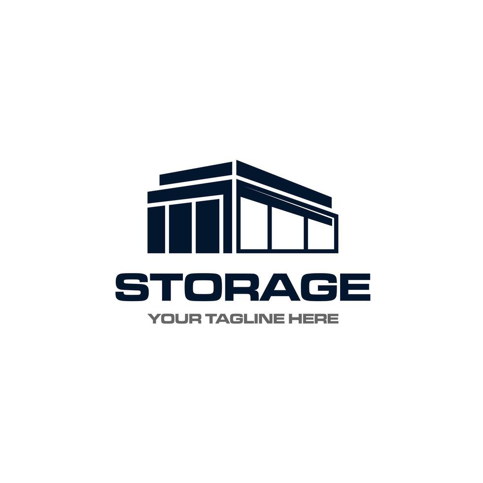 Self storage logo design. Safe storage garage. Suitable for your design need, logo, illustration, animation, etc. vector