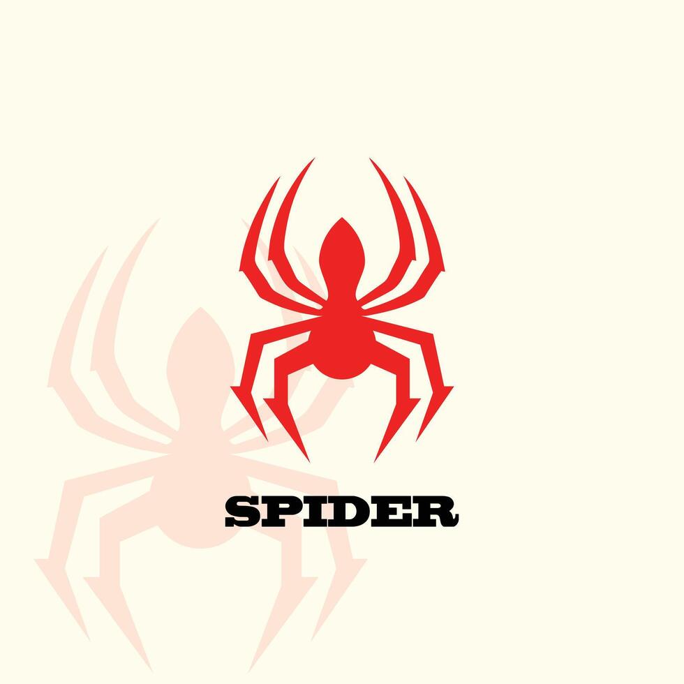 Spider logo and icon for business vector