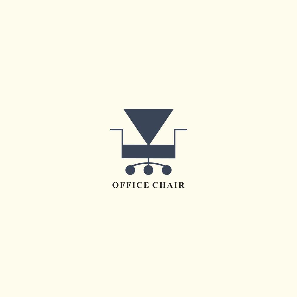 office chair start up and workspace icons collection vector