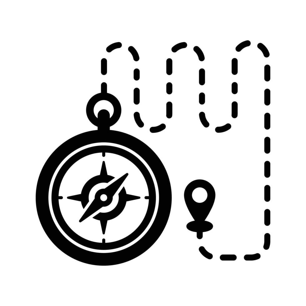 Navigation, orientation, an amazing design of compass in modern style vector