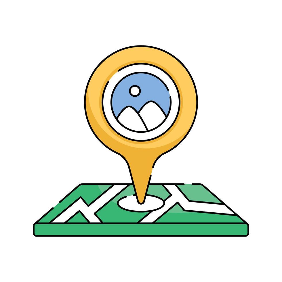 Travel and adventure, map location icon design ready for premium use vector