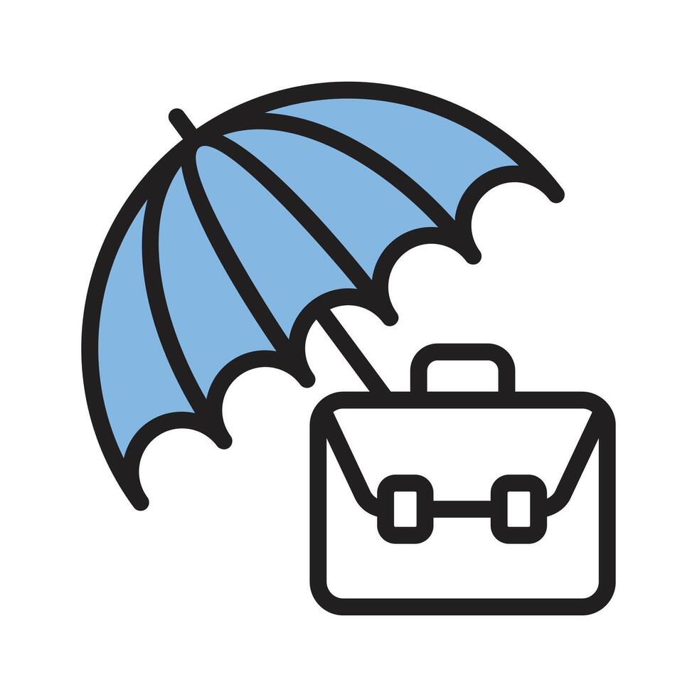 Protect your business with the business icon for peace of mind vector