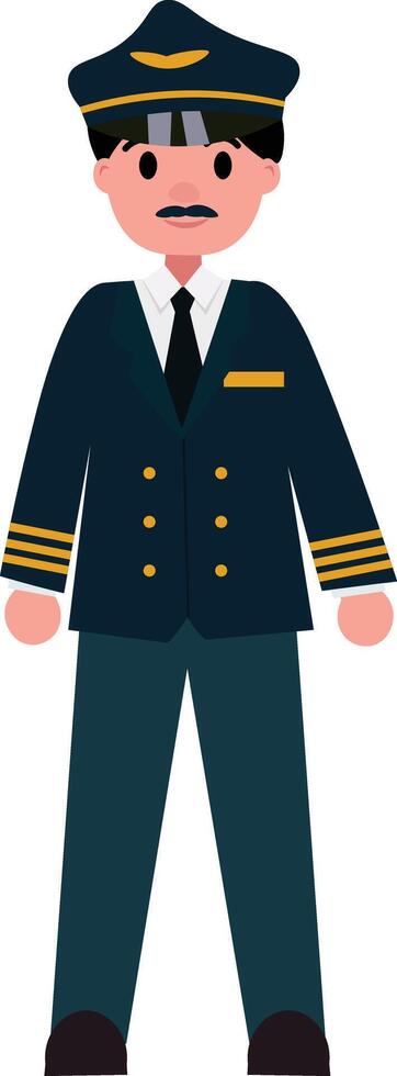 Pilot Labour Day Illustration vector