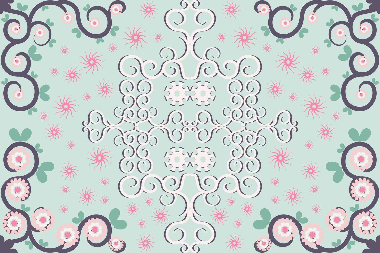 abstract floral background vector