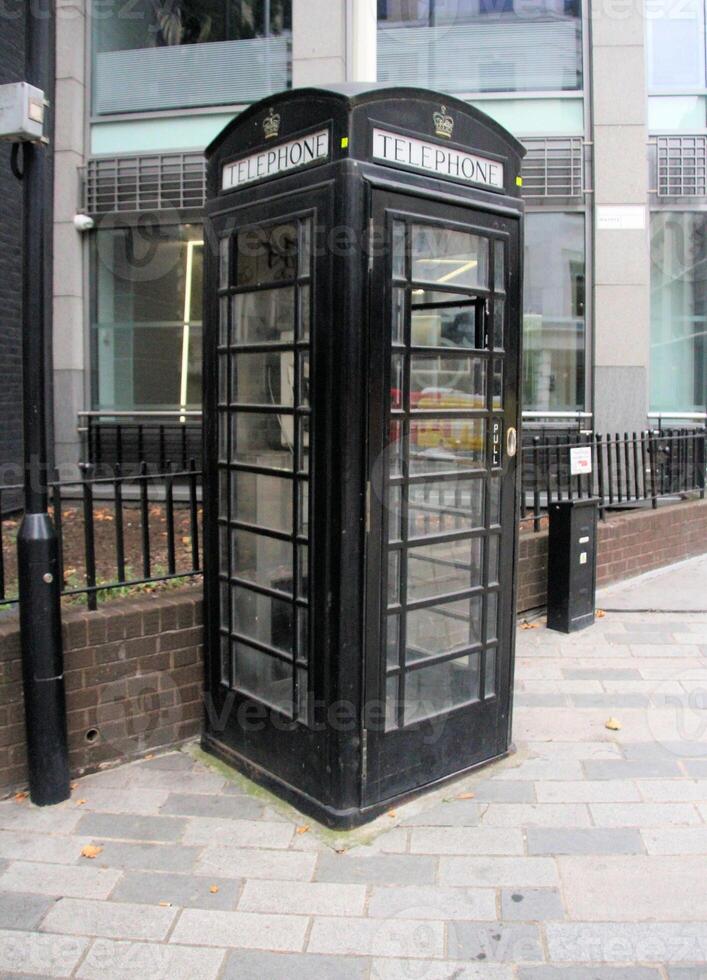 A Black Phone box in London photo