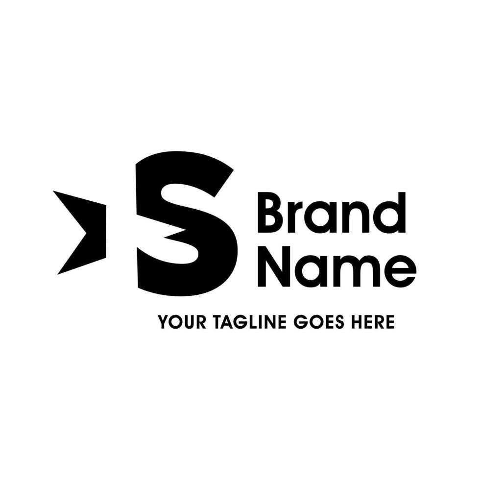 Simple and Memorable Initial S Star Logo vector