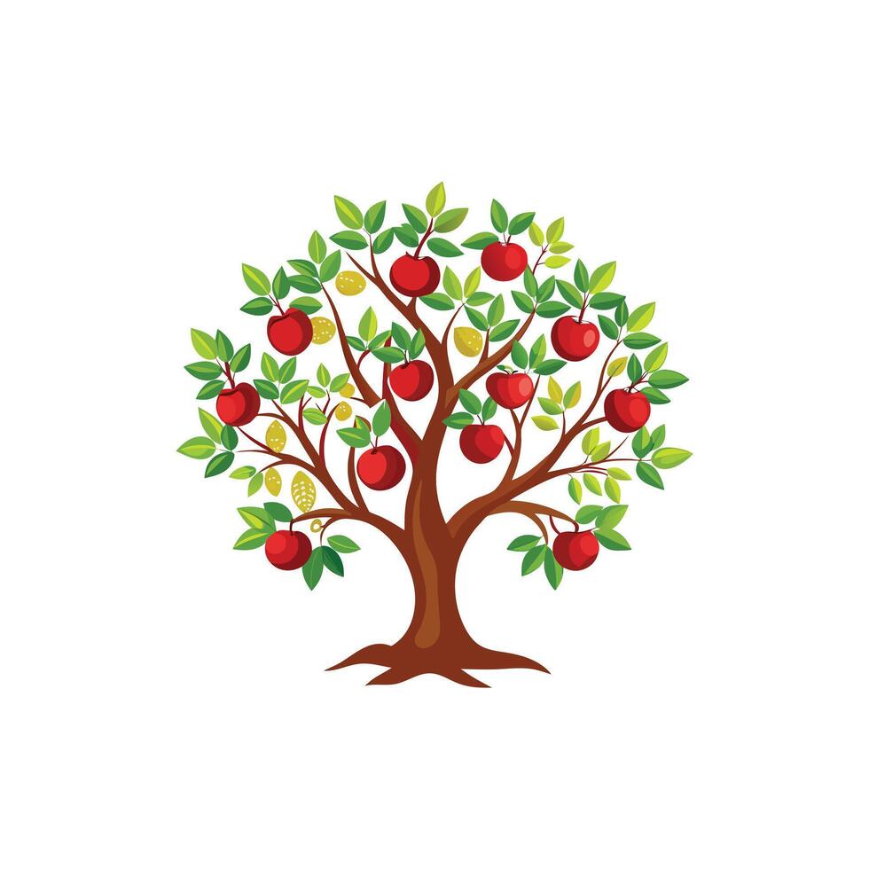 Creative Fruit Tree Design vector