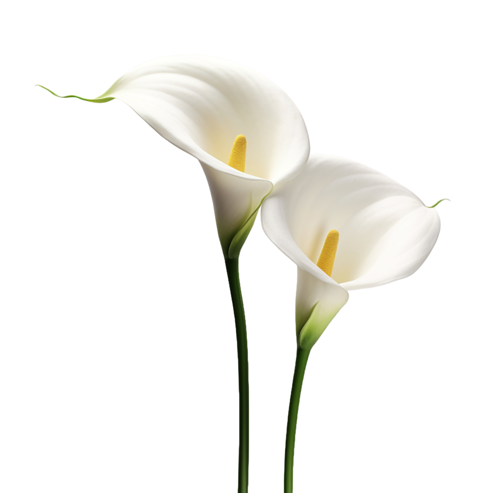 Calla Lily isolated on transparent background png