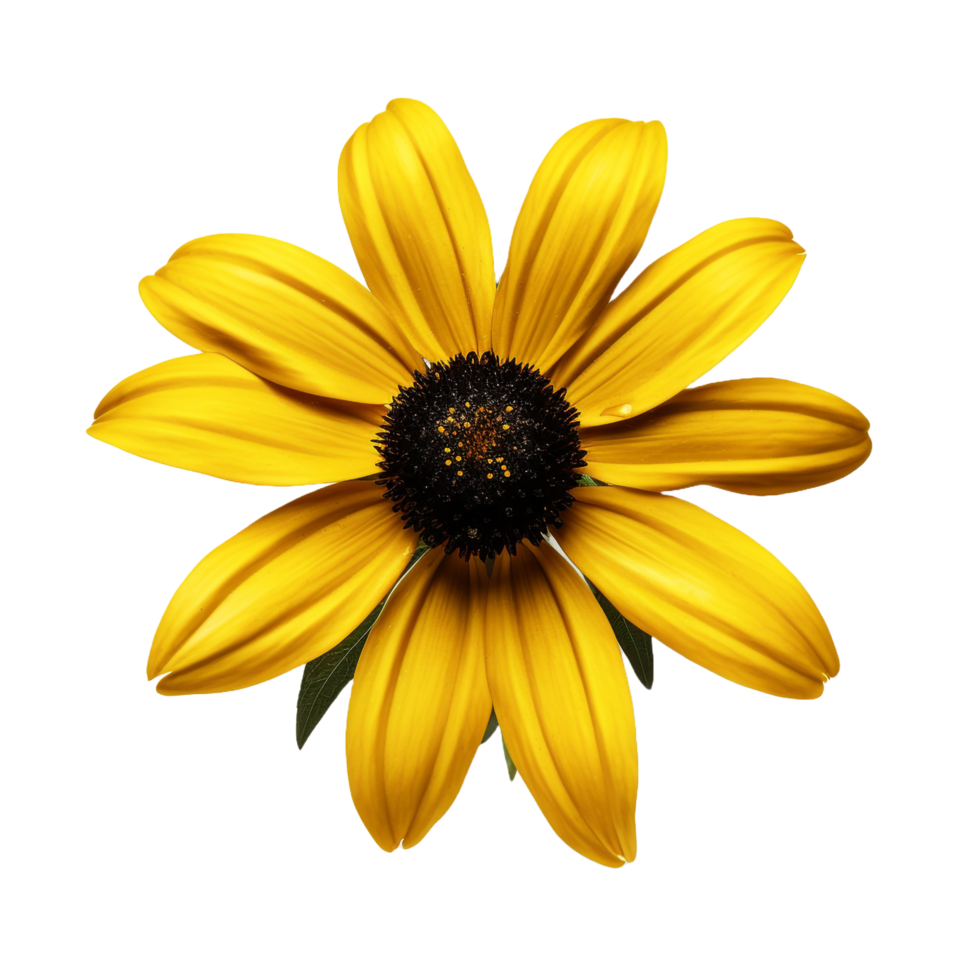 Black Eyed Susan isolated on transparent background png