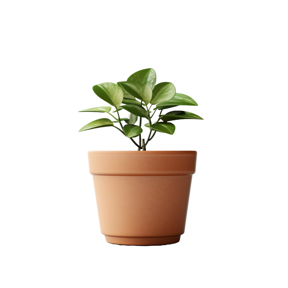 Flowerpot isolated on transparent background png