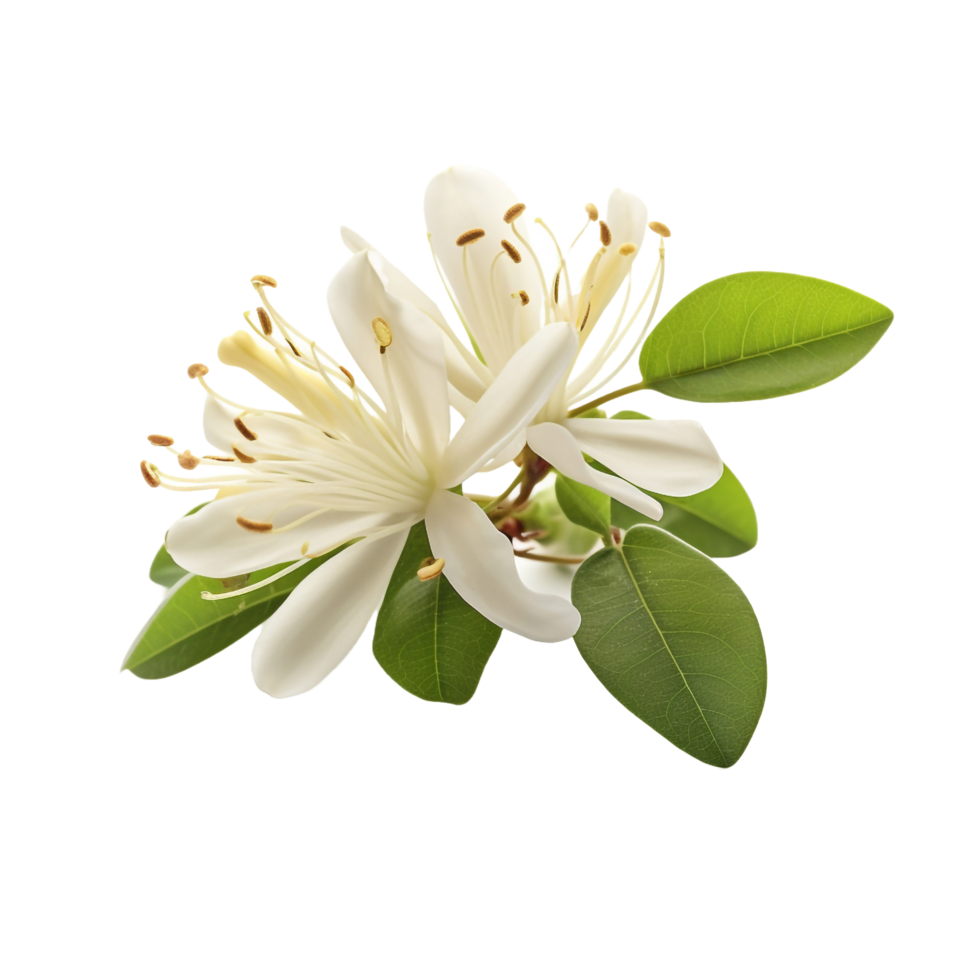 Honeysuckle isolated on transparent background png