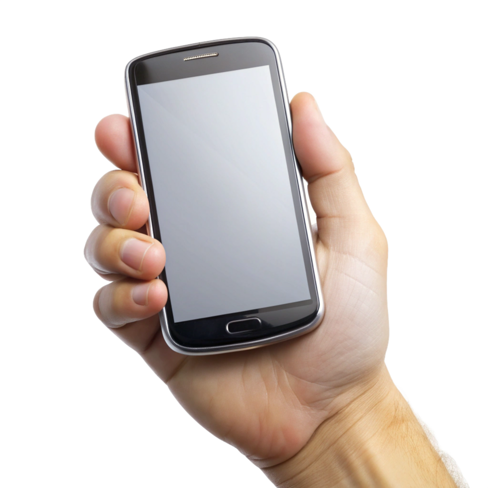 Hand with Smartphone in Daily Life Realistic png