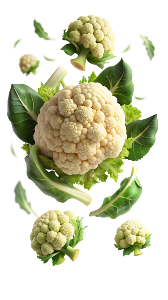Cauliflower in Wonderland Illustration Graphic png